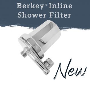 Berkey inline shower filtrer