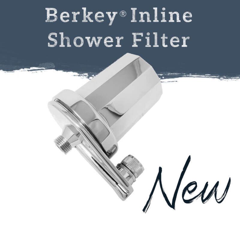 Filtro de ducha Berkey® Inline™ - Recargable y potente