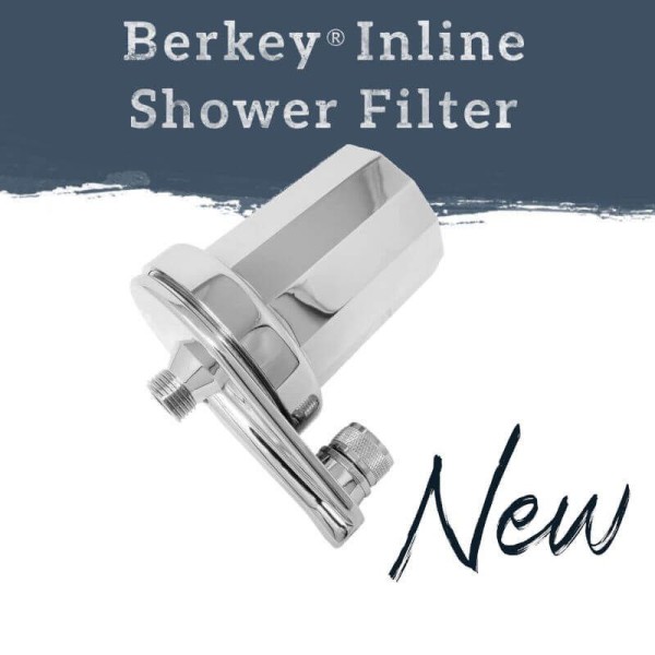 Berkey® Inline™ Shower Filter - Refillable and powerful