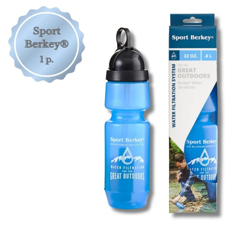 Borraccia filtrante Sport Berkey® - Acqua pura ovunque vi troviate!