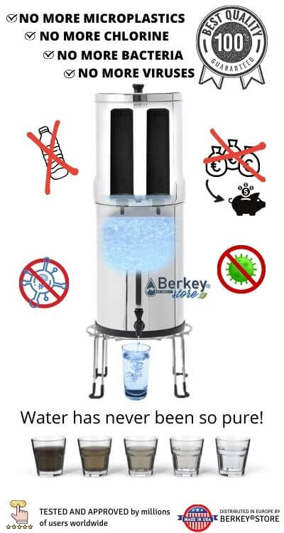 filtering your water with berkey