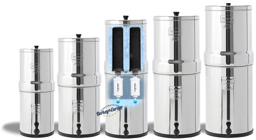 Gama Berkey® de filtros de agua de acero inoxidable de Berkey®Store